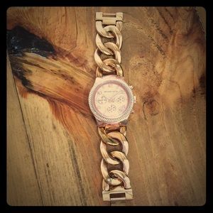 Authentic Gold/Rose Gold MK watch